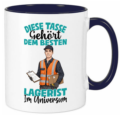 Im Universum: Lagerist | Lageristen Lager Arbeiter lustig Arbeit Kollegen Büro Tasse