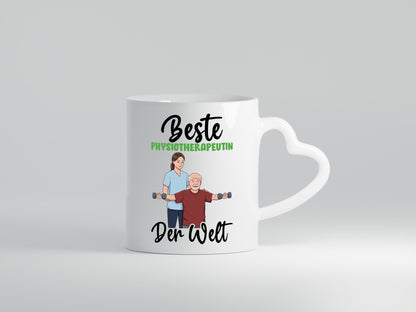 Beste Physiotherapeutin v3 lustig Humor Geschenkidee Geschenk Tasse