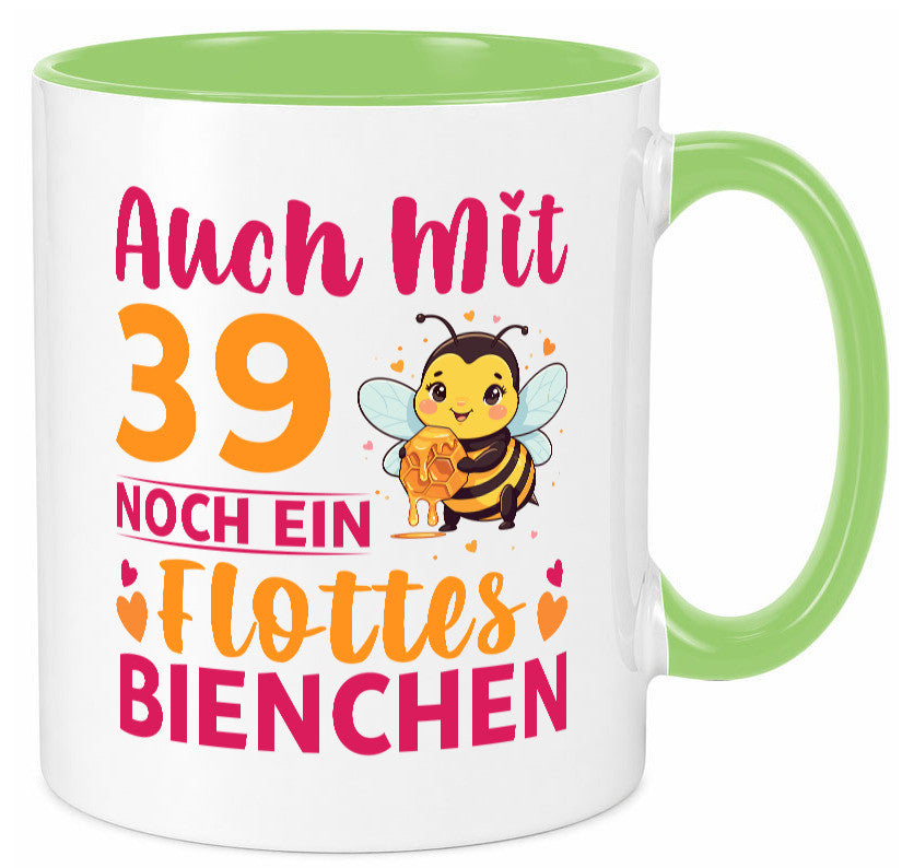 39. Geburtstag | Flottes Bienchen 39 Jahre lustiger Spruch Geschenk