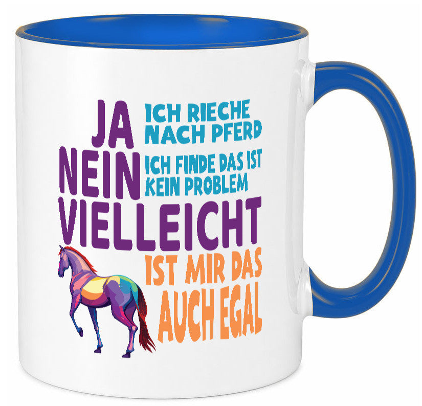 Ja ich Rieche nach Pferd | Reiten Pferdestall lustiger Spruch Geschenk Humor