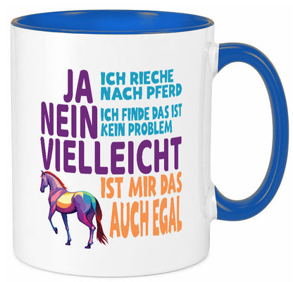 Ja ich Rieche nach Pferd | Reiten Pferdestall lustiger Spruch Geschenk Humor