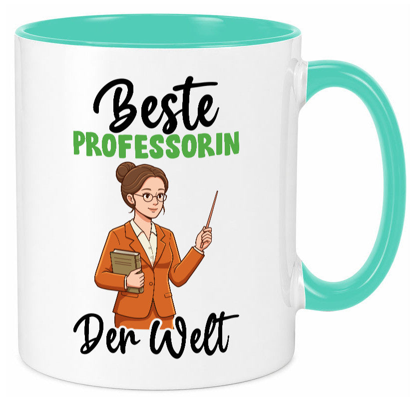 Beste Professorin | Uni Universität v2 Humor Geschenkidee Tasse