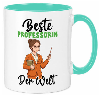 Beste Professorin | Uni Universität v2 Humor Geschenkidee Tasse