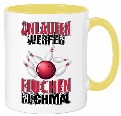 Bowling Tasse Geschenk Humor Geschenkidee lustiger Spruch