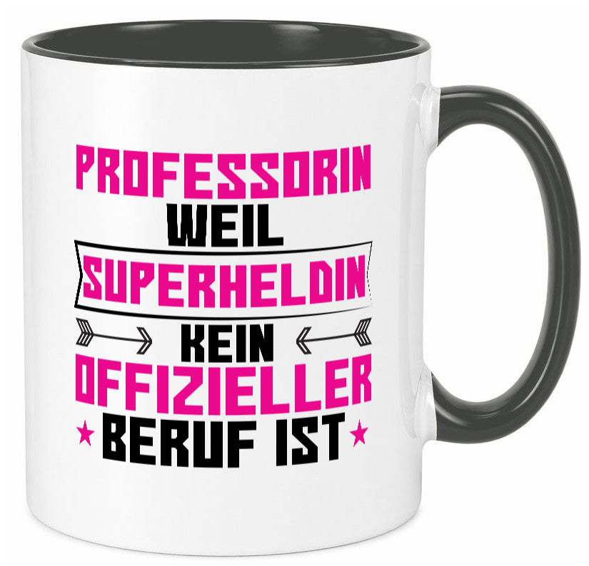Superheldin Professorin | Uni Universität Geschenk Humor Geschenkidee lustiger