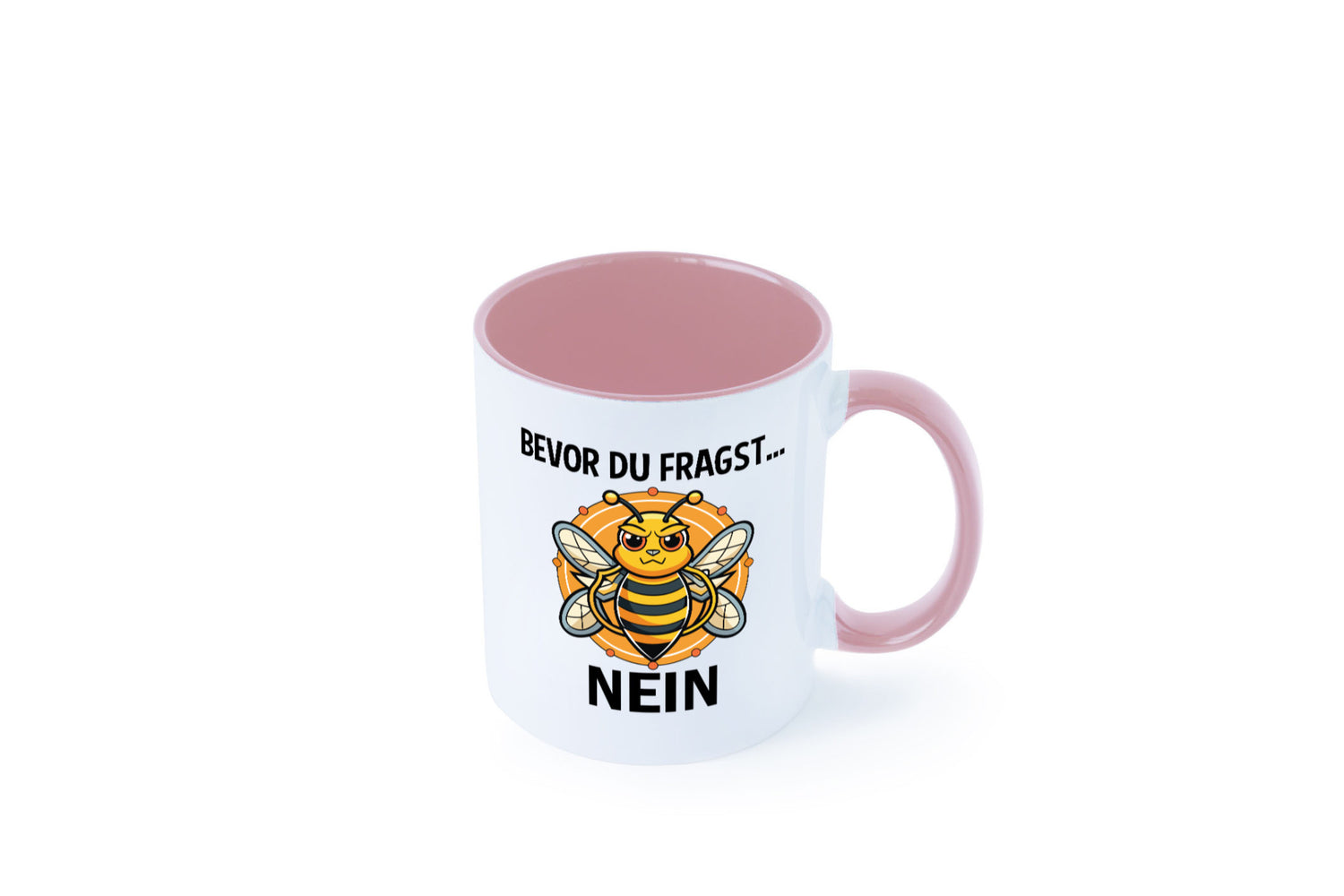 Bevor du fragst... Nein | Hummeln v2 lustig Humor Geschenkidee Geschenk Tasse