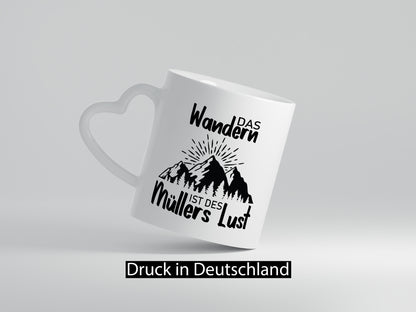 Das Wandern ist des Müllers Lust | Berge Sonne lustig Humor Geschenkidee
