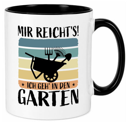 Mir Reichts ich geh in den Garten | Gärtner Geschenk Humor Geschenkidee Tasse