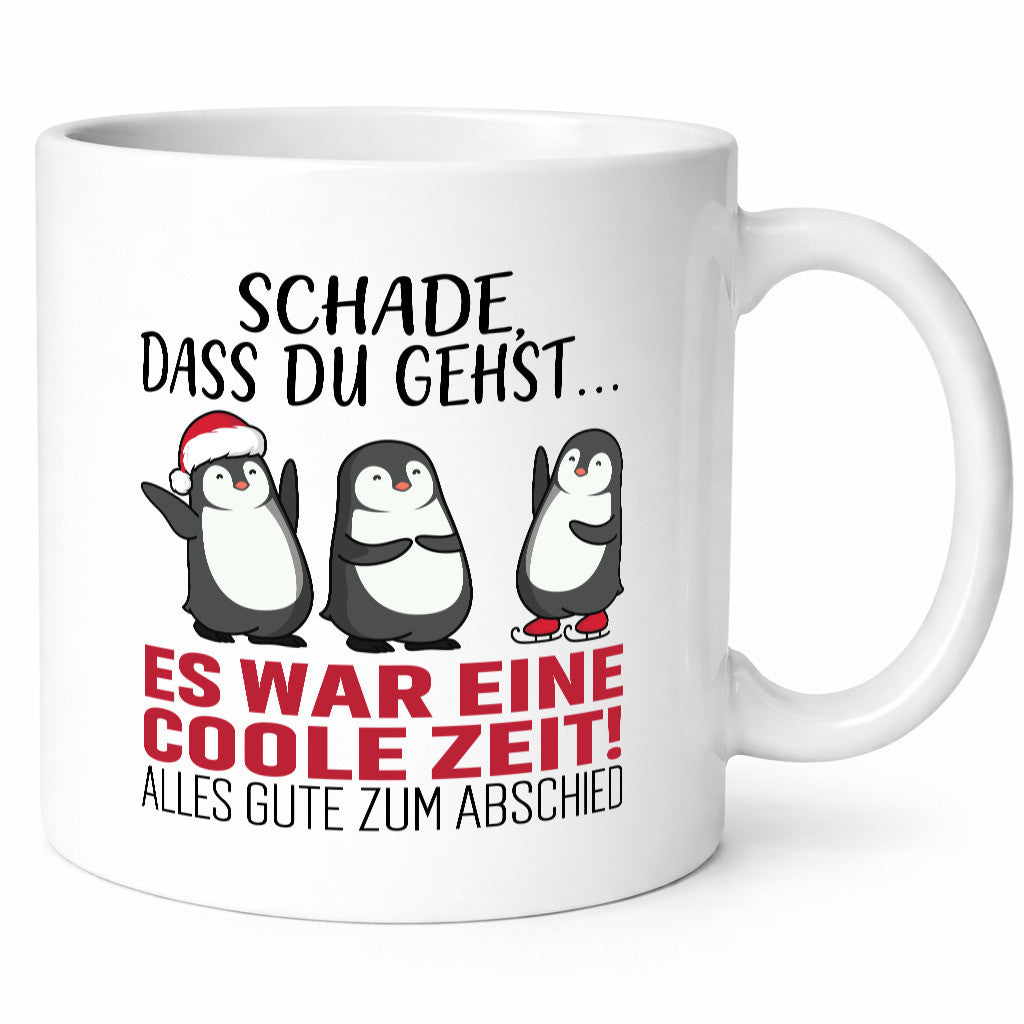 Schade das du gehst | es war eine coole Zeit Arbeit Geschenkidee Kollegen Büro