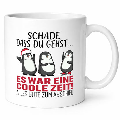 Schade das du gehst | es war eine coole Zeit Arbeit Geschenkidee Kollegen Büro