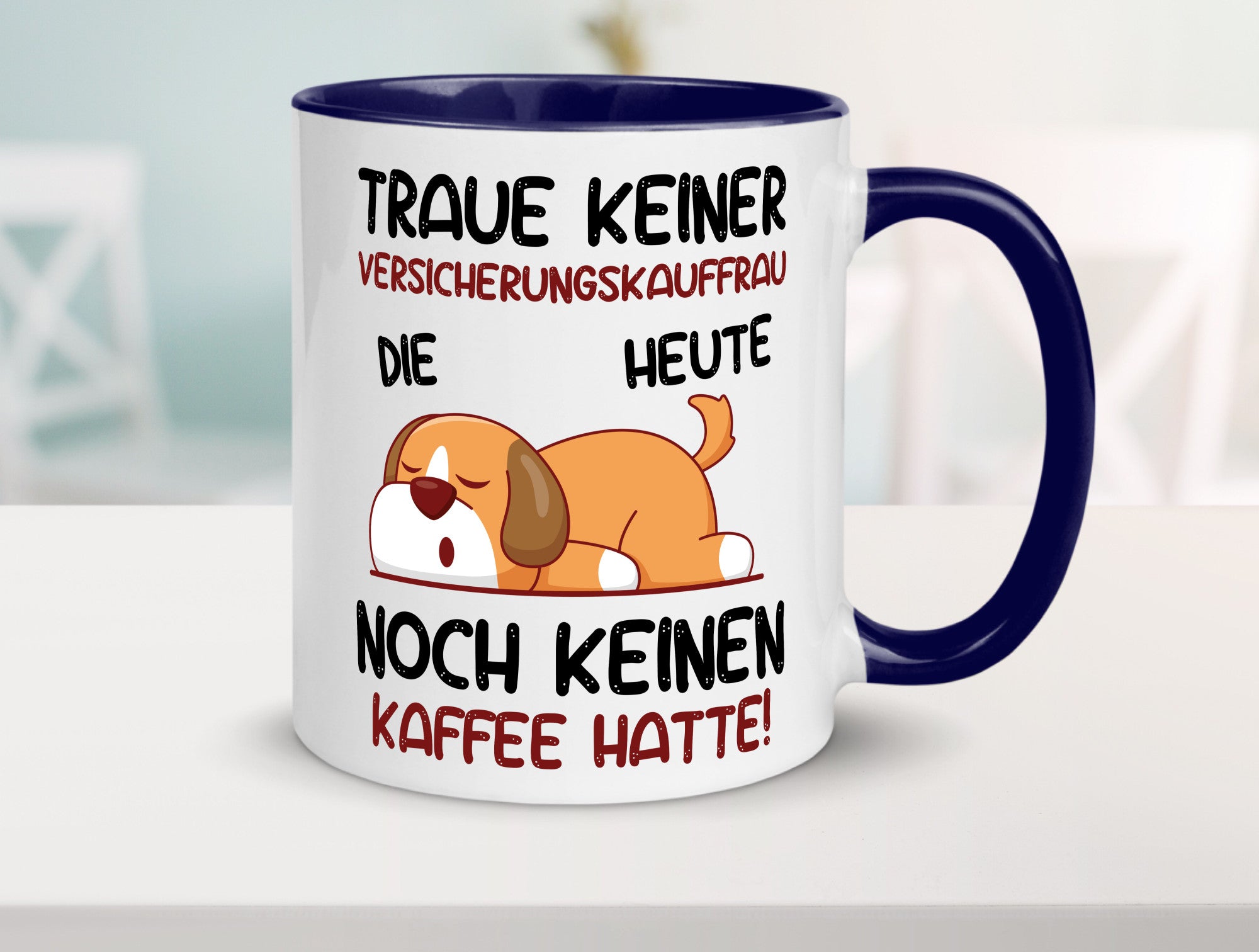 Traue keiner Versicherungskauffrau | Kauffrau Geschenk Humor Geschenkidee