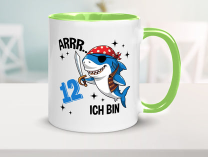 12. Geburtstag | 12 Jahre Arr Pirat Hai Piraten Geschenk Geschenkidee lustiger