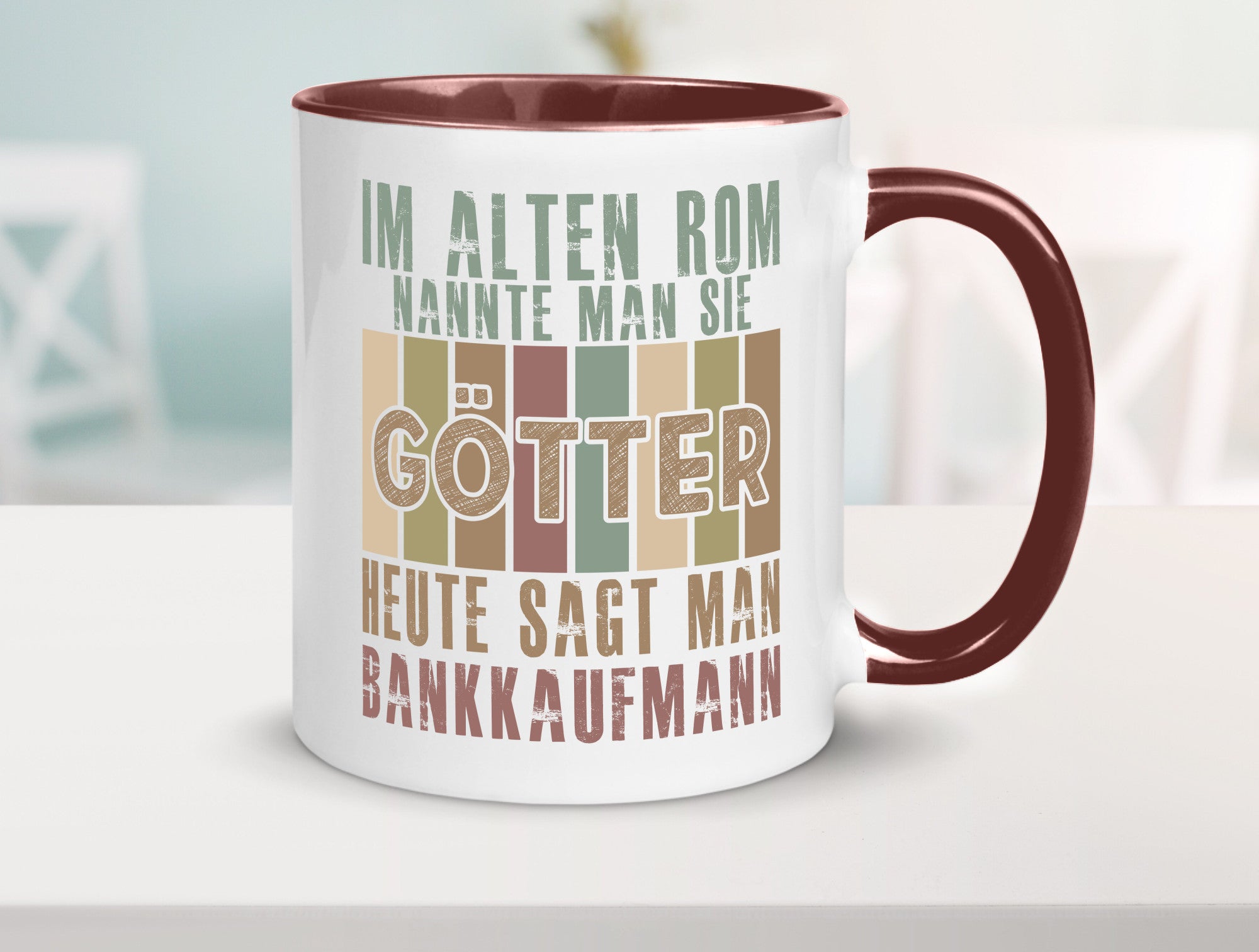 Heute sagt man: Bankkaufmann | Kaufmann Bank Kaufleute Geschenk Humor