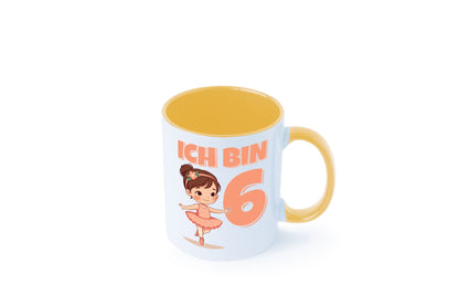 6 Geburtstag | Jahre Ballerina Mädchen Ballet lustig Geschenkidee Geschenk Tasse