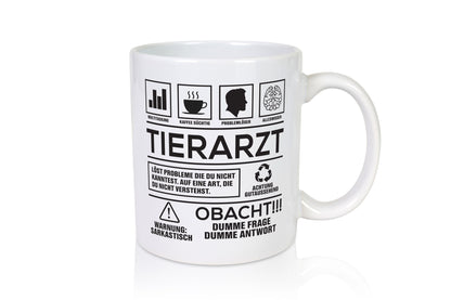 Achtung Probleme Tierarzt | Tiermedizin Mediziner Geschenk Tierliebhaber Humor