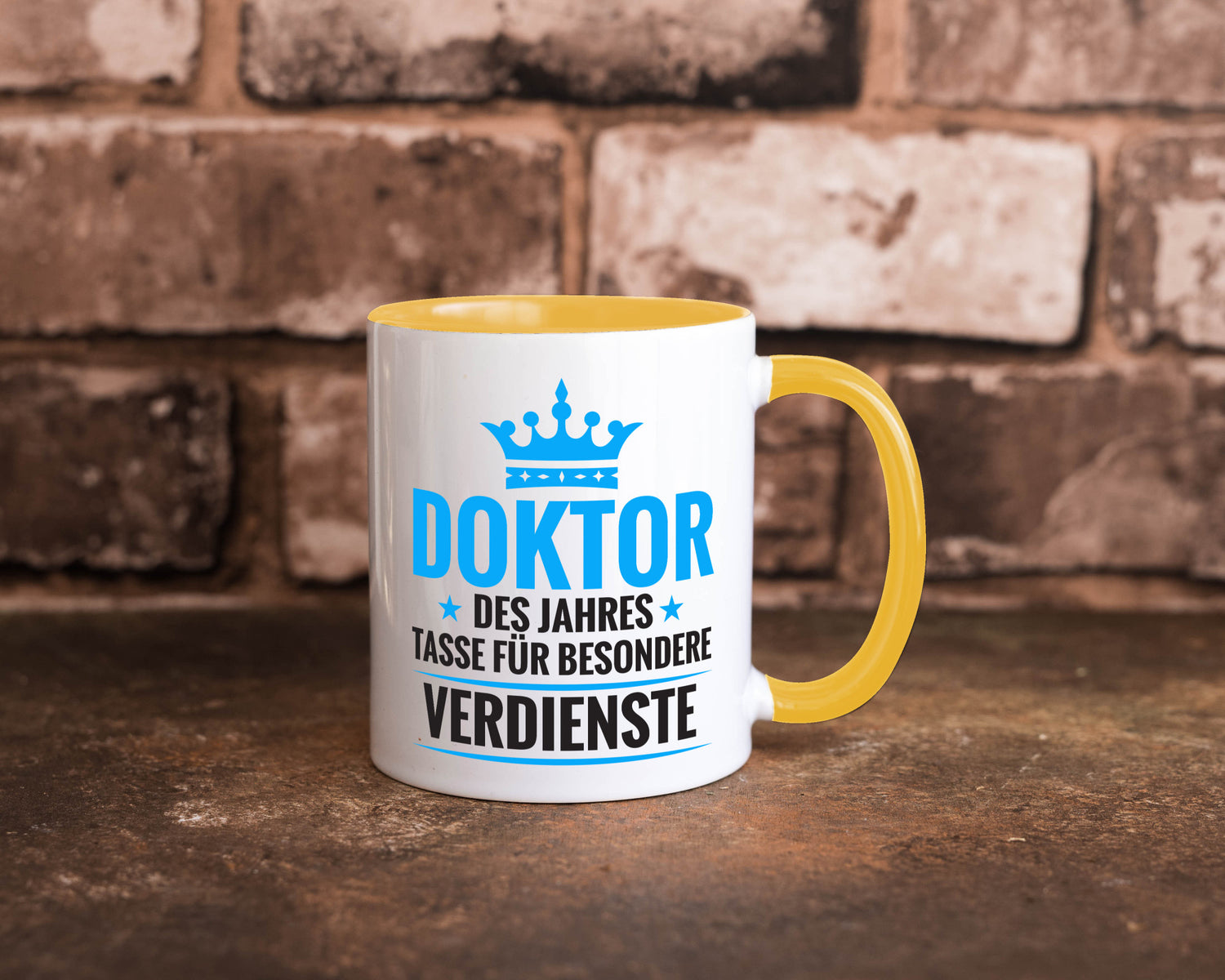 Besonderer Verdienst: Doktor | Doktorand Doktortitel Humor Geschenkidee Tasse