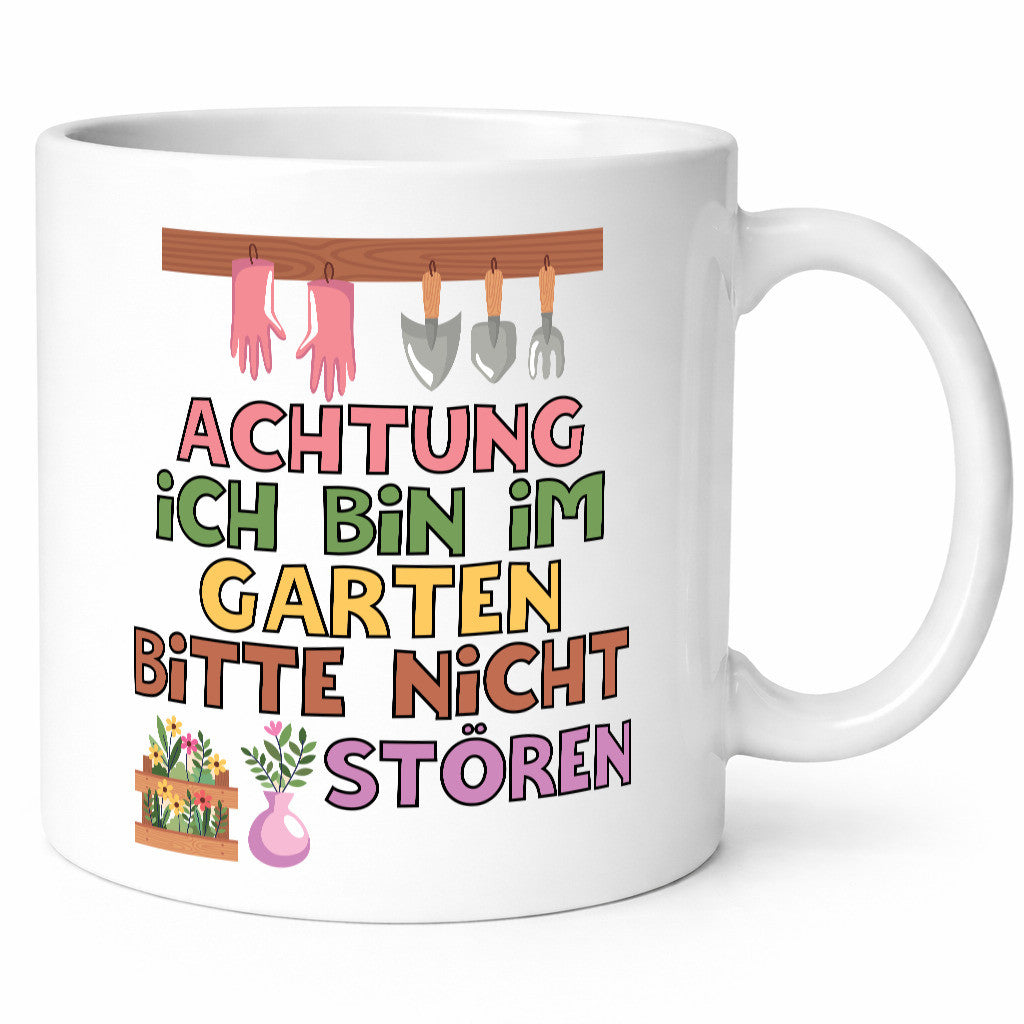 Ich bin im Garten bitte nicht stören | Gärtner Pflanzen lustig Humor