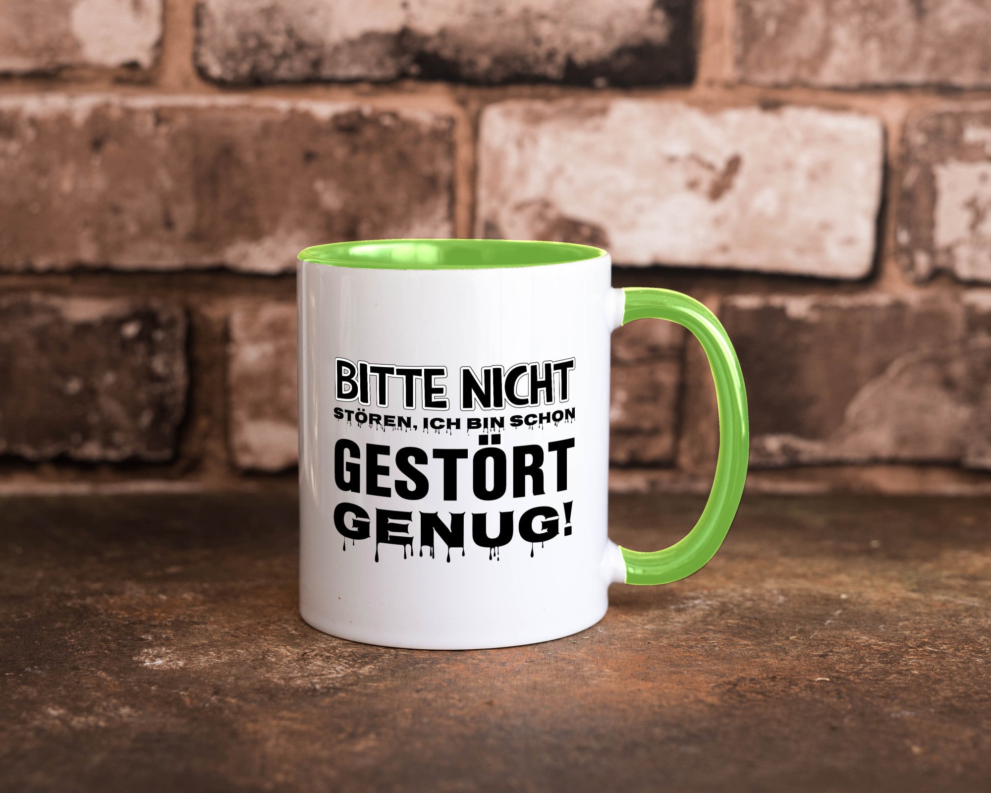 Ich bin schon gestört lustiger Spruch Geschenk Humor Geschenkidee Tasse
