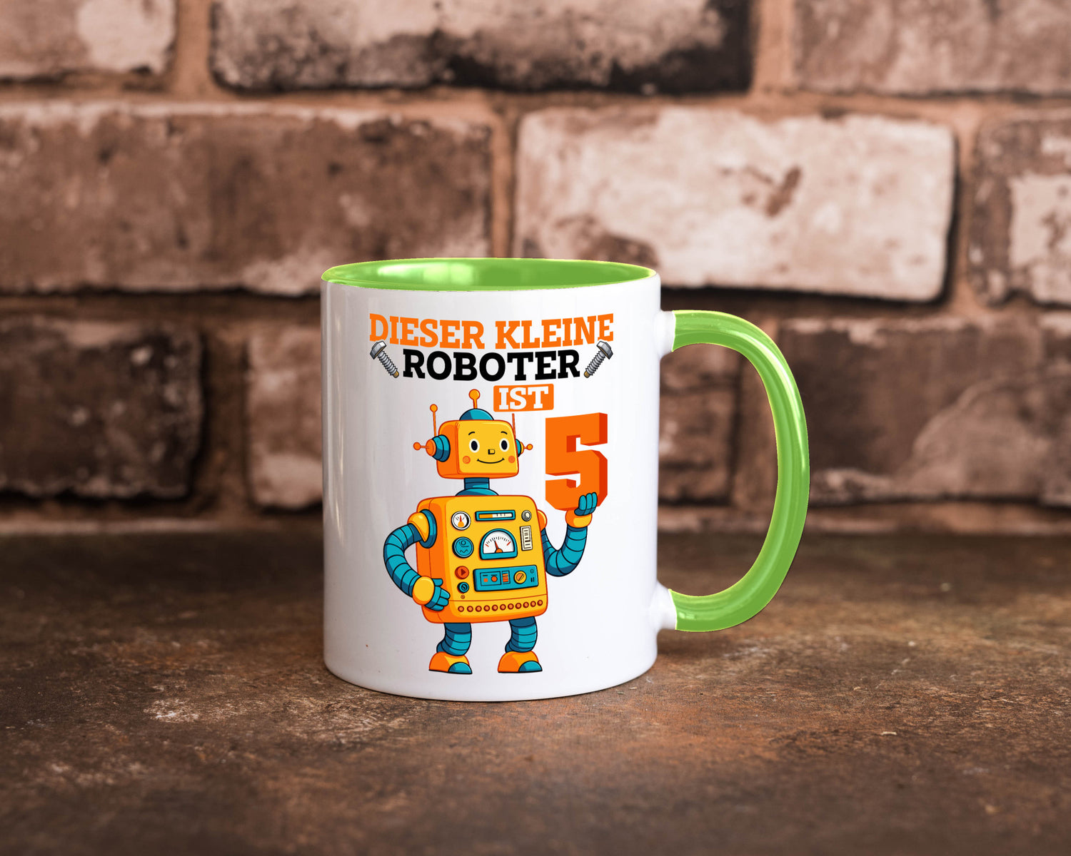 5. Geburtstag | 5 Jahre Roboter Junge lustiger Spruch Geschenk Geschenkidee