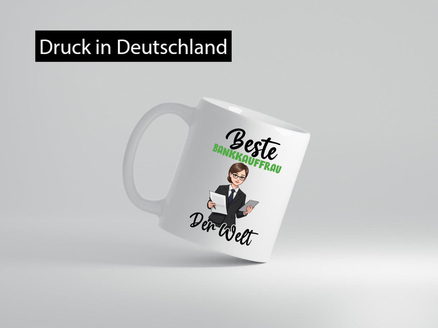 Beste Bankkauffrau | Kauffrau Bank Kaufleute v2 Humor Geschenkidee Tasse