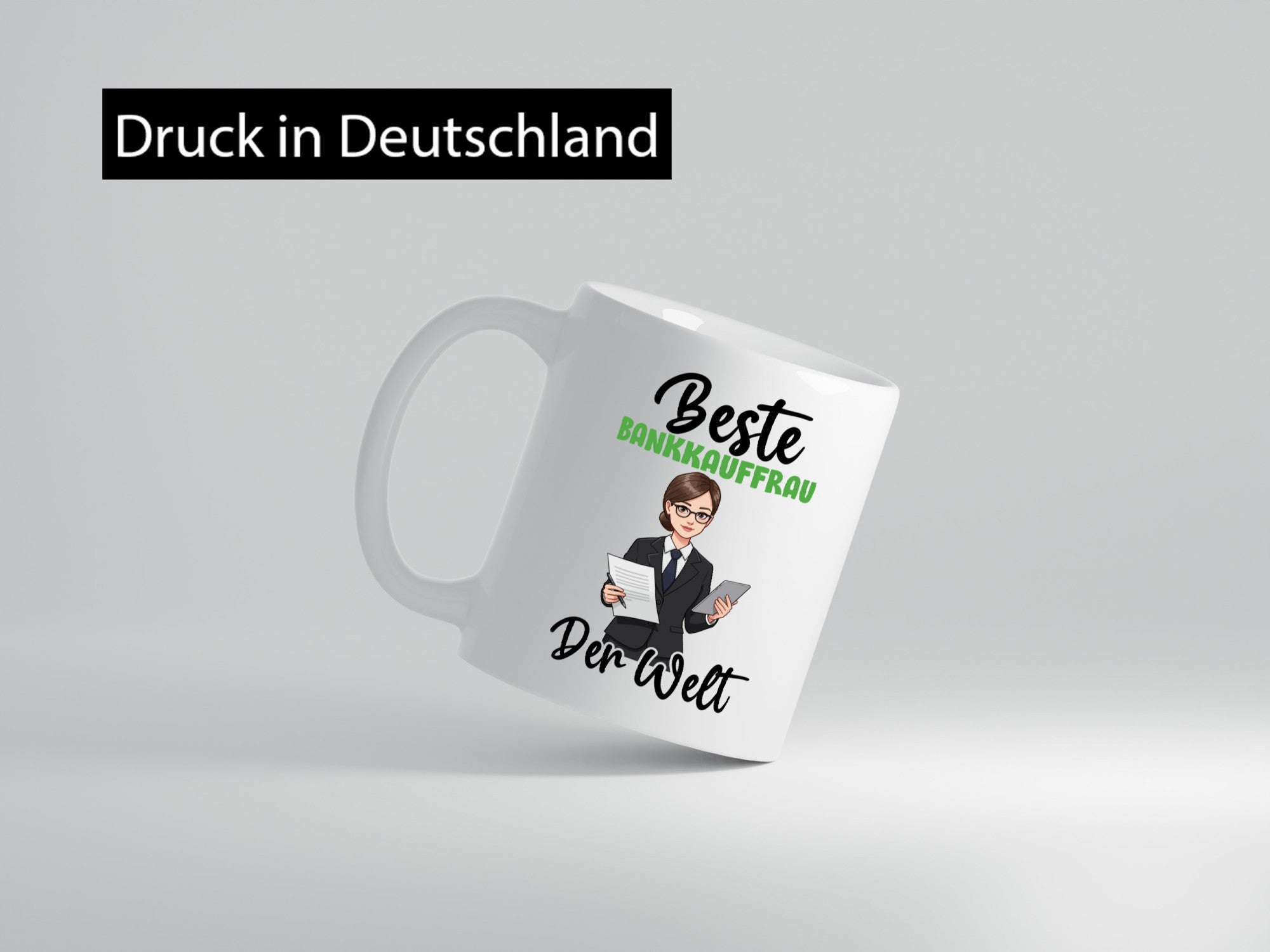 Beste Bankkauffrau | Kauffrau Bank Kaufleute v2 Humor Geschenkidee Tasse