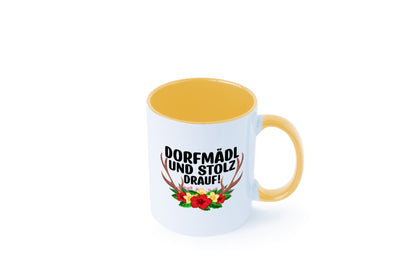 Dorfmädel und stolz drauf | Dorfkind Dorf v2 Geschenkidee Humor Tasse