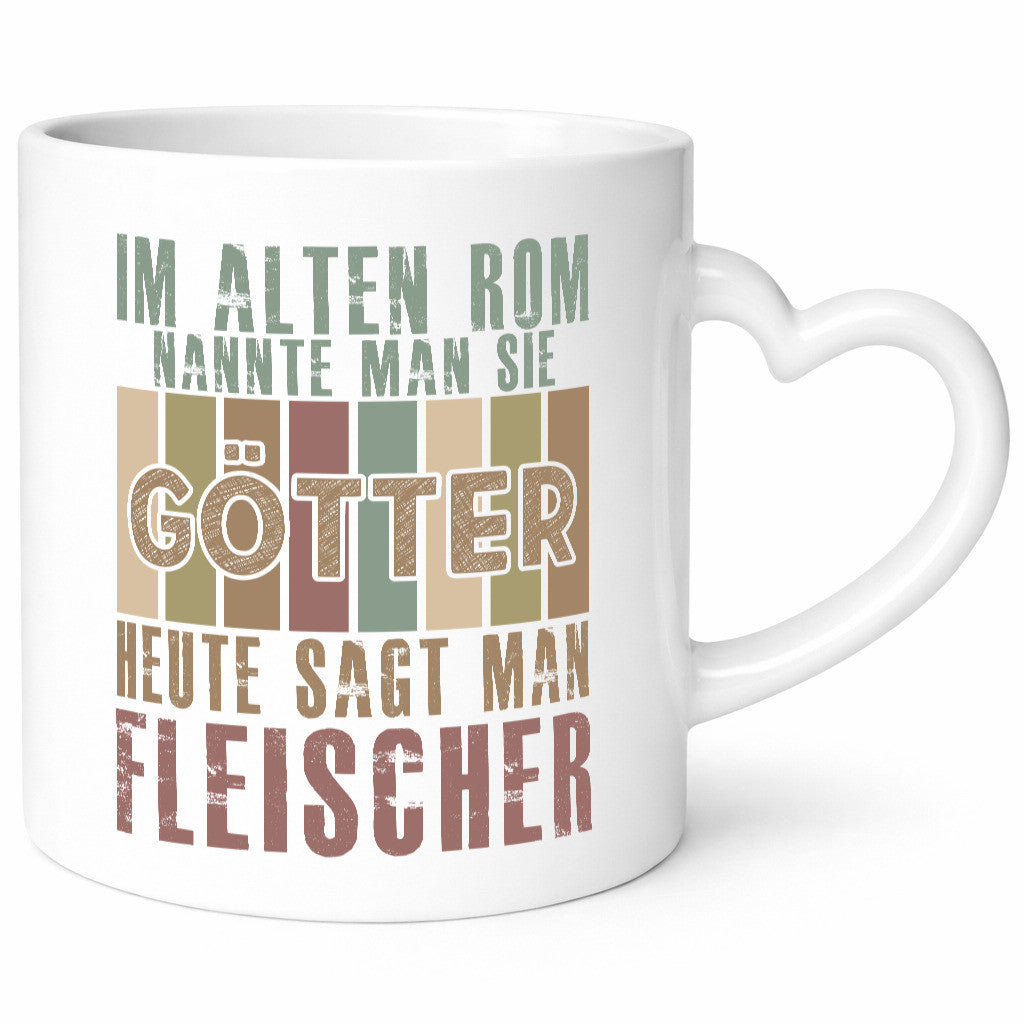 Heute sagt man: Fleischer | Schlachterei Humor Geschenkidee Tasse