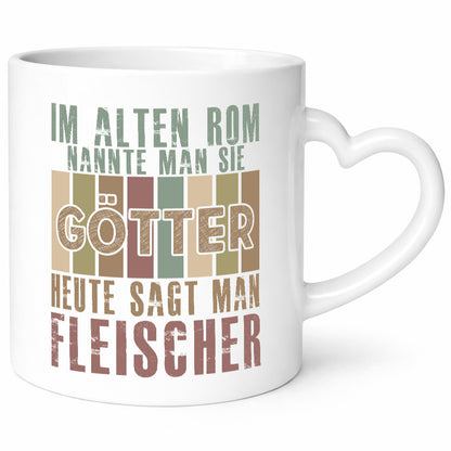 Heute sagt man: Fleischer | Schlachterei Humor Geschenkidee Tasse
