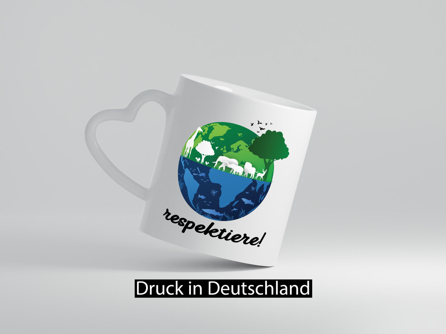 Respektiere | Tiere mit Respekt behandeln lustiger Spruch Geschenk