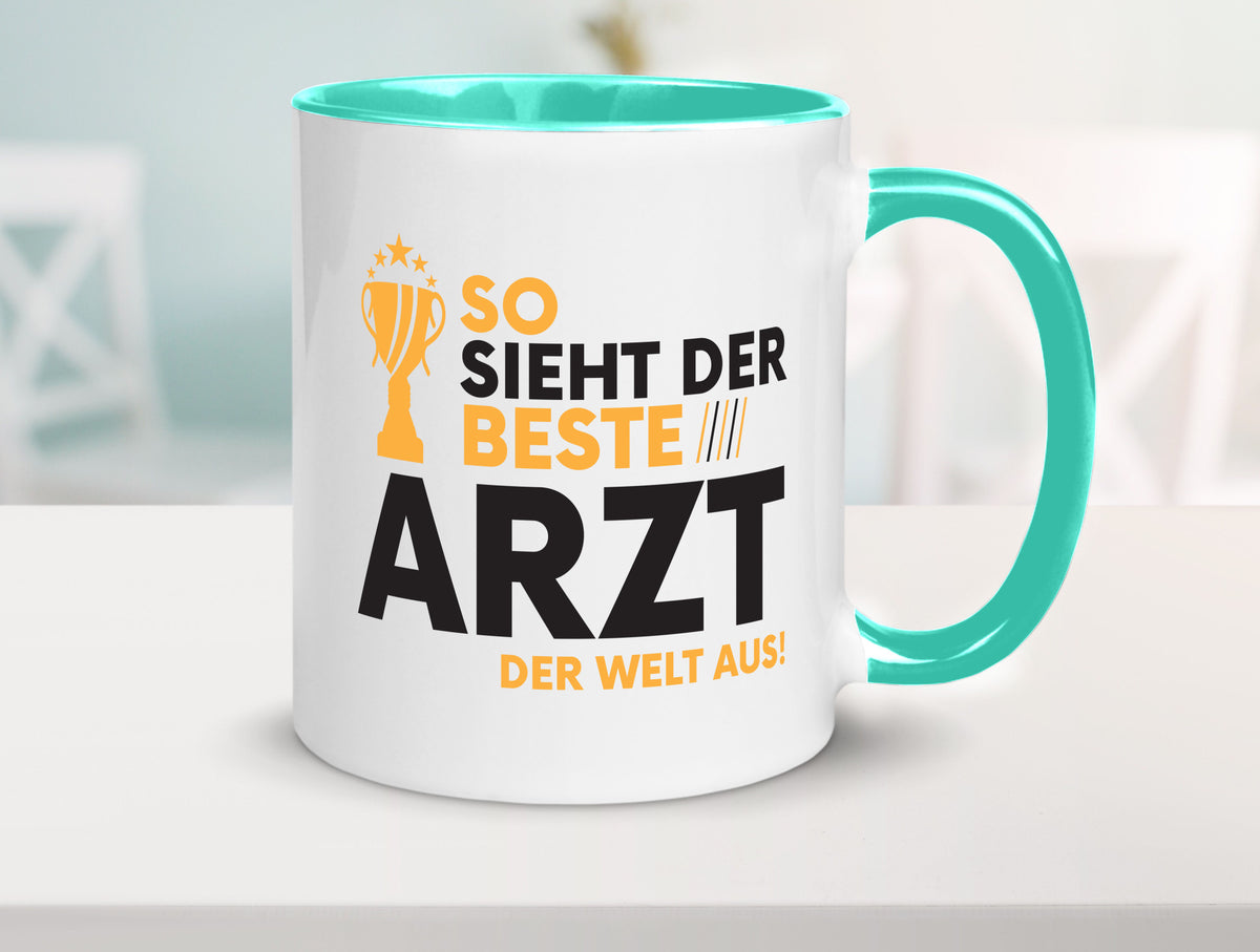 Der Weltbeste Arzt | Medizin Doktor Facharzt lustiger Spruch Geschenk Humor Tasse