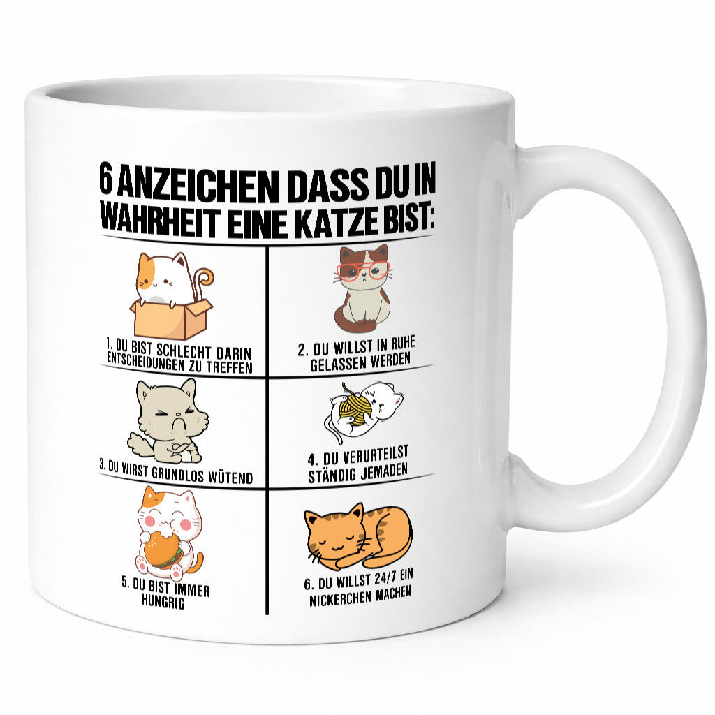 Katze Comic | Katzenbesitzer Tasse lustiger Spruch Geschenkidee Tierliebhaber