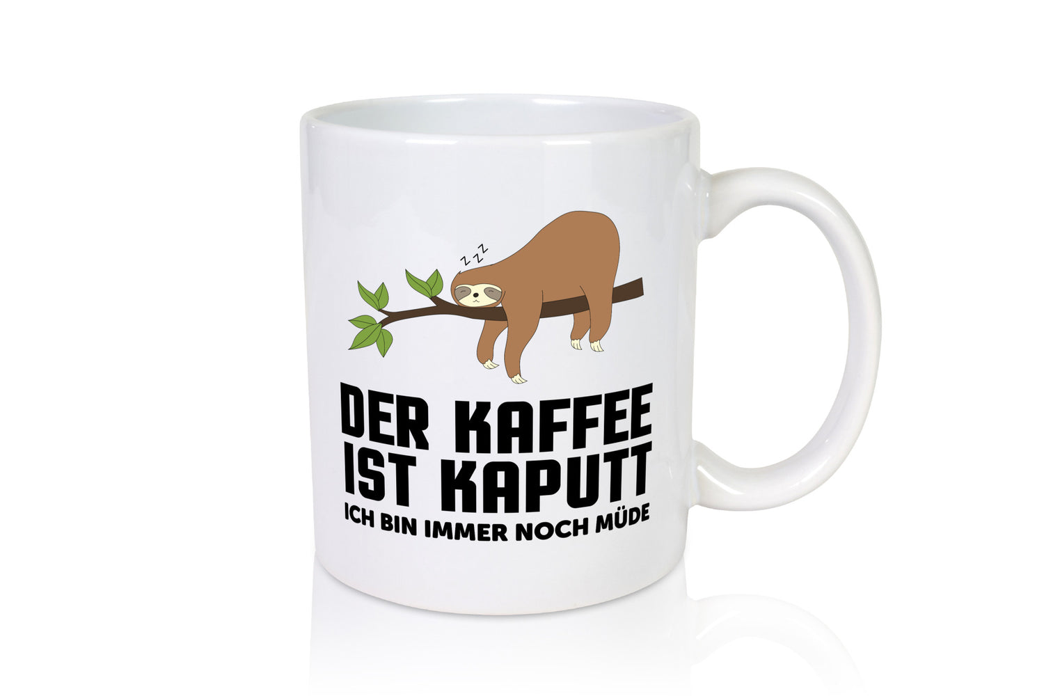 kaffee ist kaputt ich bin noch müde | Faultier schlafen Geschenkidee