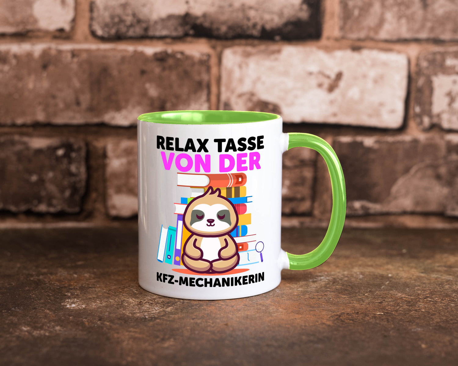 Relax Tasse: KFZ-Mechanikerin | Mechaniker KFZ Humor Geschenkidee Tasse