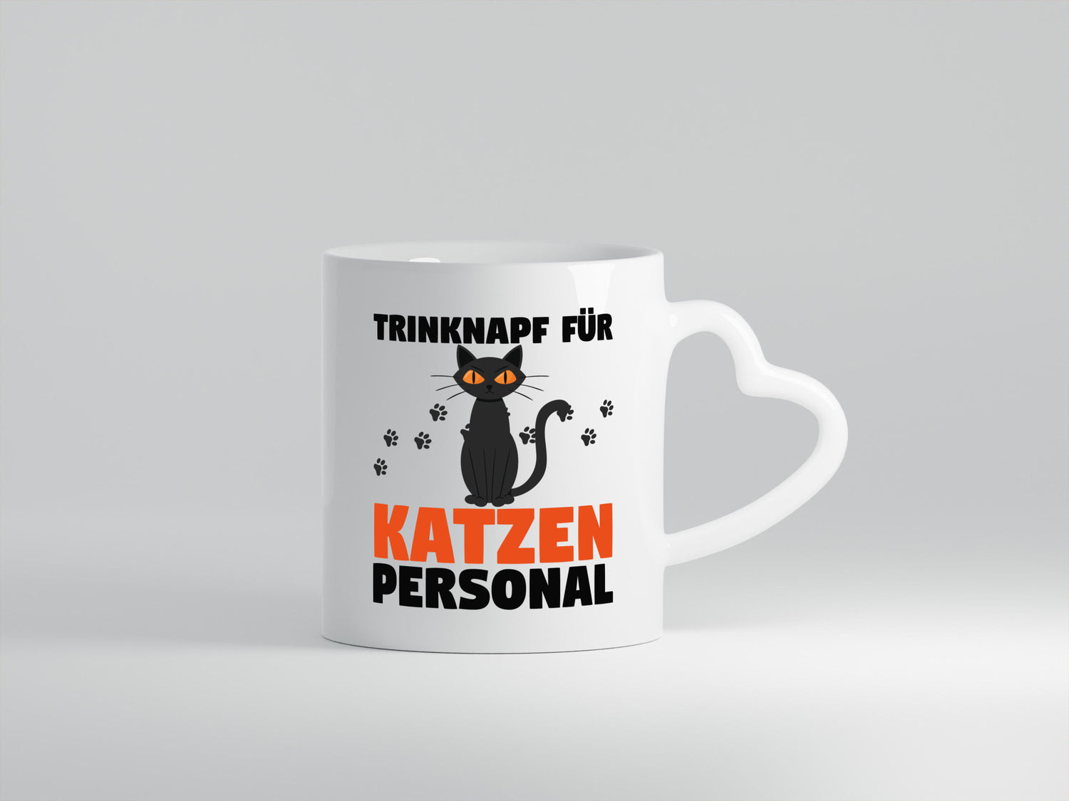 Katzen Personal | Katzenbesitzer Tasse Katze Humor Tierliebhaber Geschenkidee