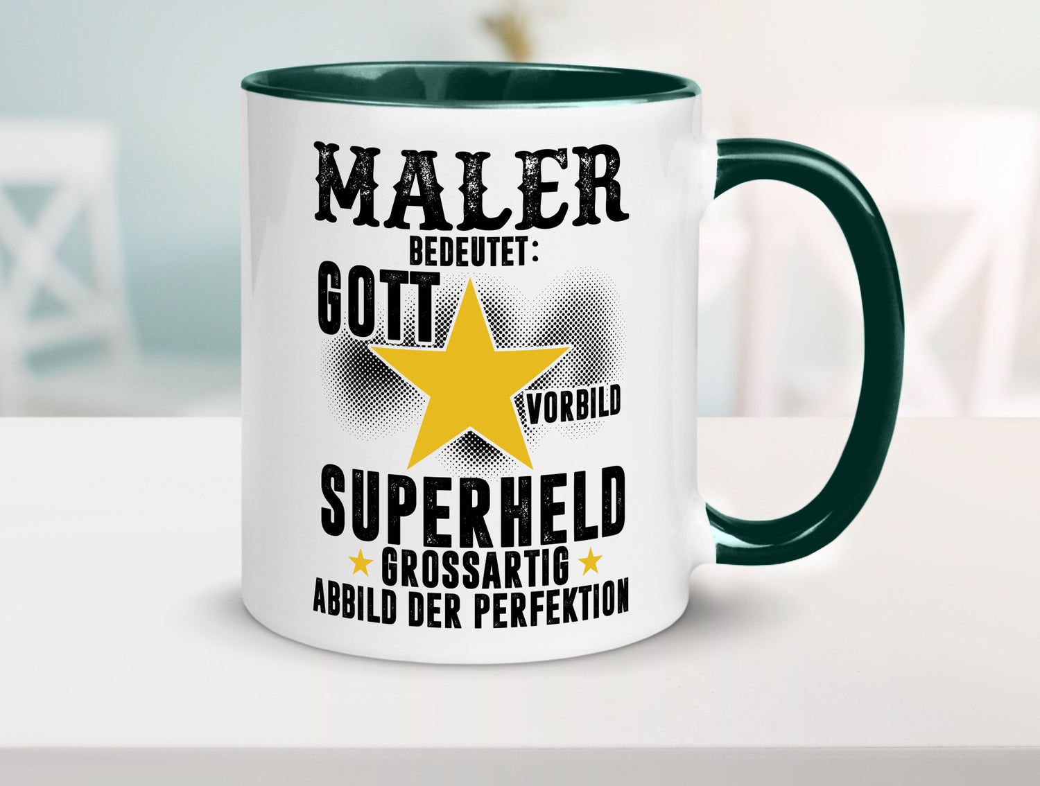 Bedeutung von Maler | Malerei Humor Geschenkidee Tasse