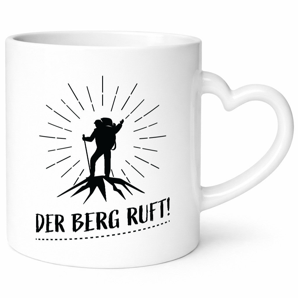Der Berg ruft | Bergsteiger Humor Geschenkidee Tasse