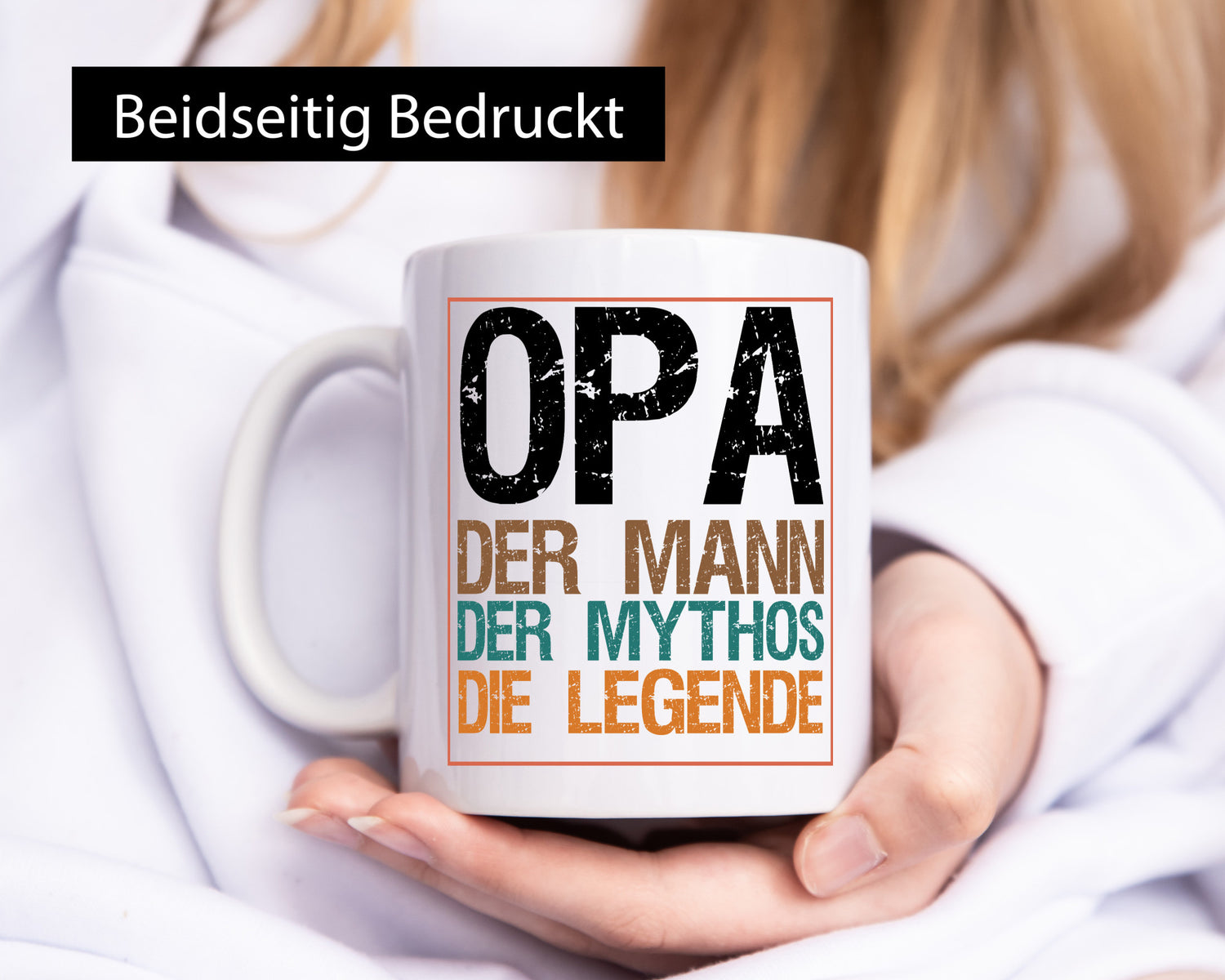 Opa, Mann, Mythos, Legende Humor Familie Geschenkidee Tasse