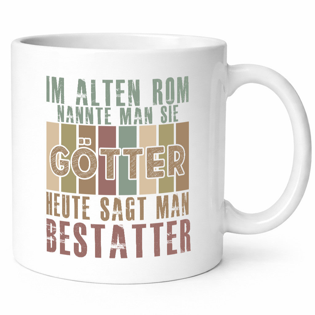 Heute sagt man: Bestatter | Bestattung Totengräber Geschenk Humor Geschenkidee