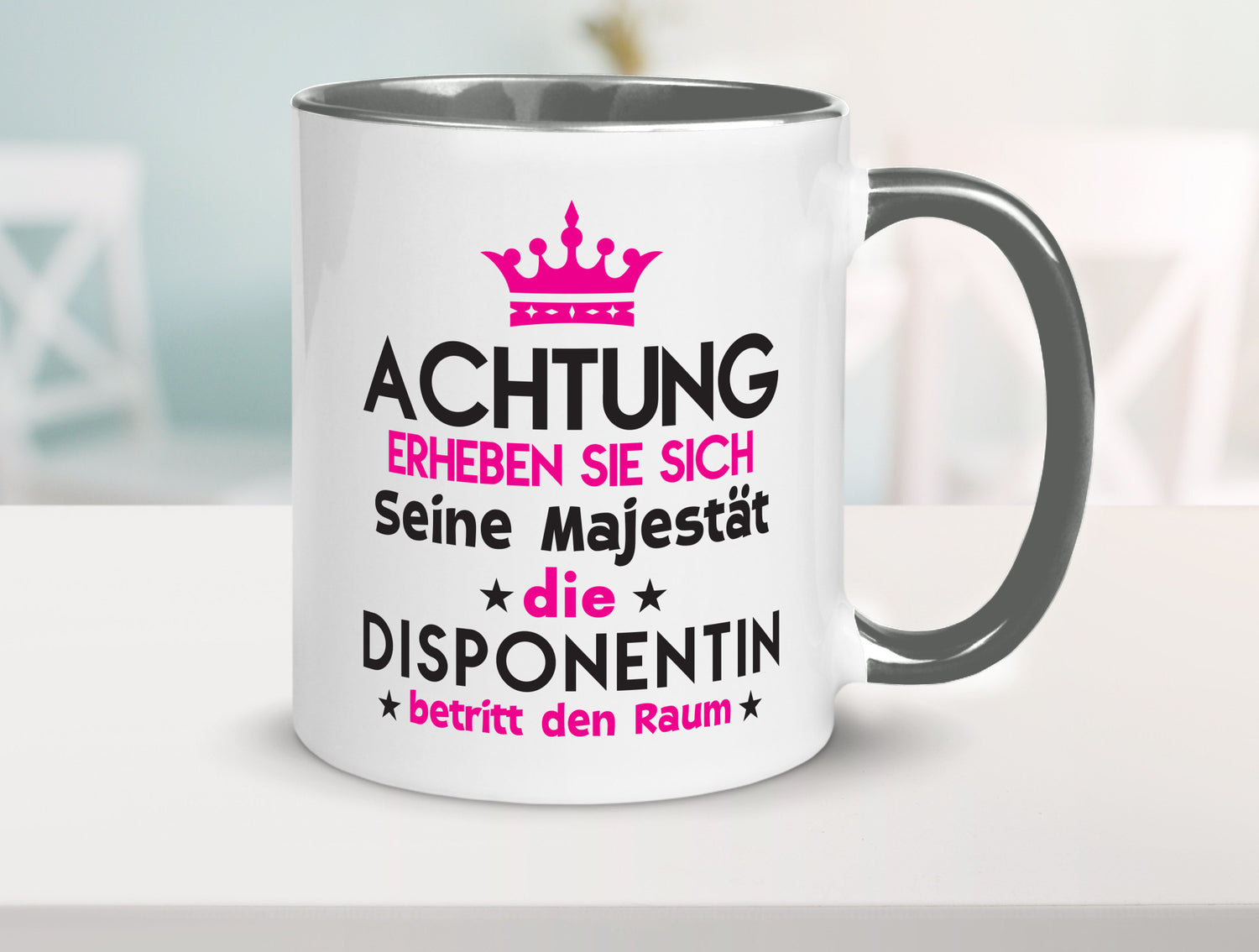 Seine Majestät Disponentin | Zuteilerin Geschenk Humor Geschenkidee lustiger