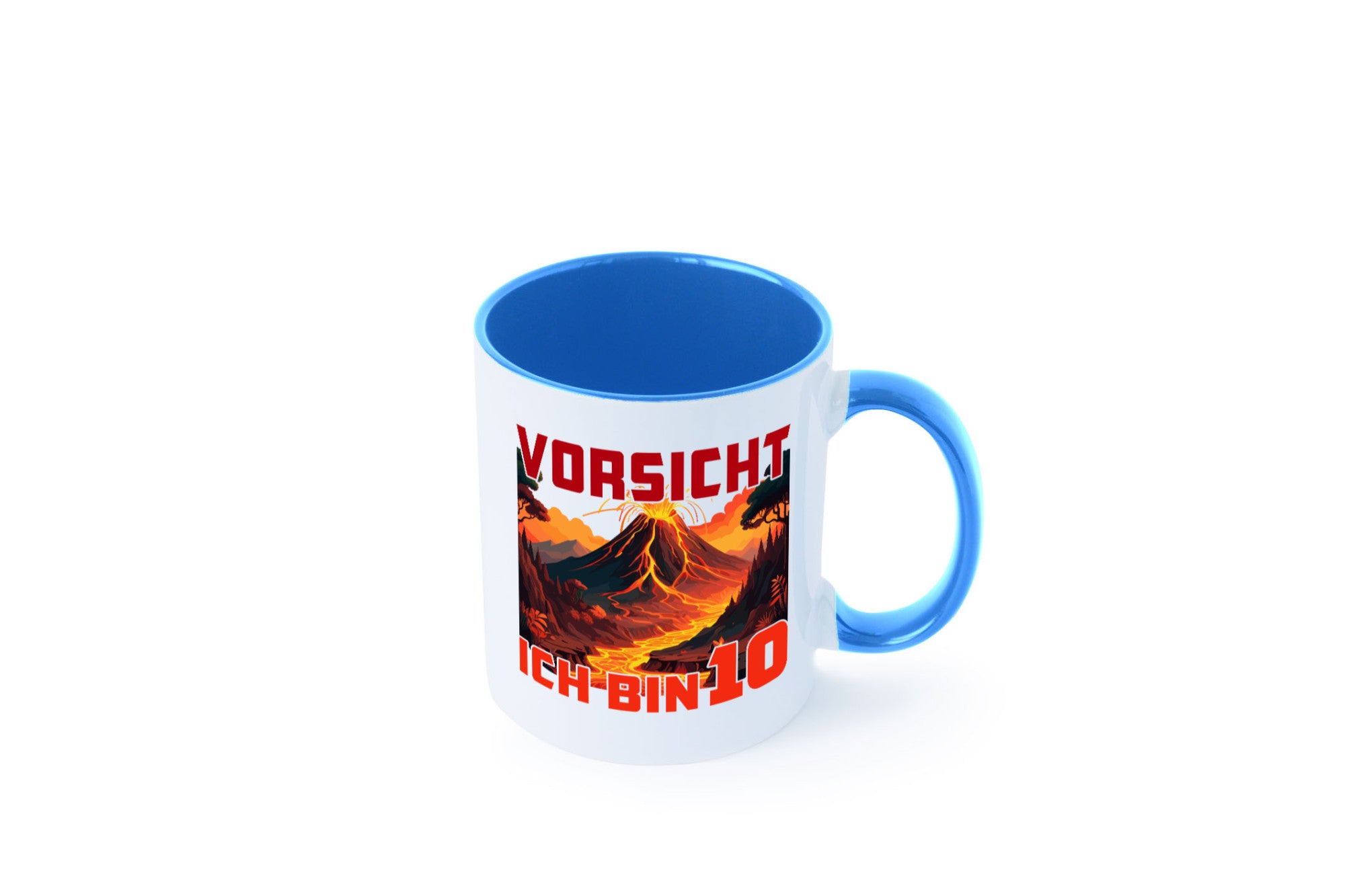 10. Geburtstag | 10 Jahre Vulkanausbruch Vulkan Humor Geschenkidee Tasse