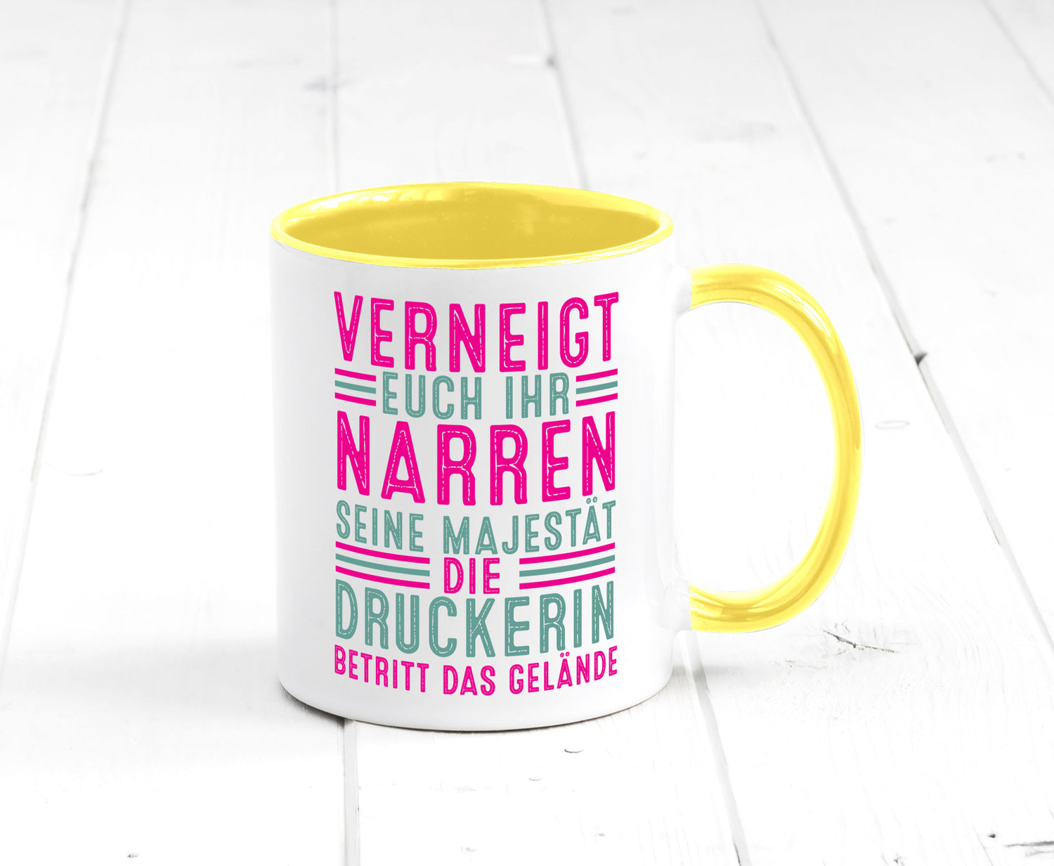 Verneigt euch: Druckerin | Druckerei Print Medien lustig Humor Geschenkidee