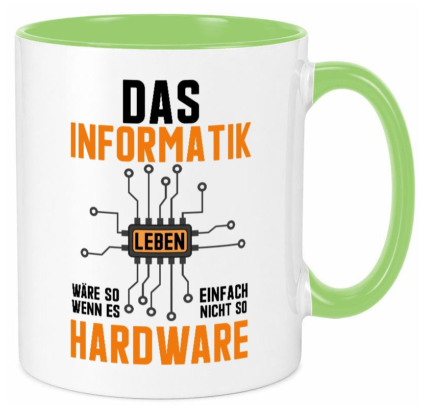 Informatik Leben | Hardware Nerd Software Entwickler Geschenkidee Humor Tasse
