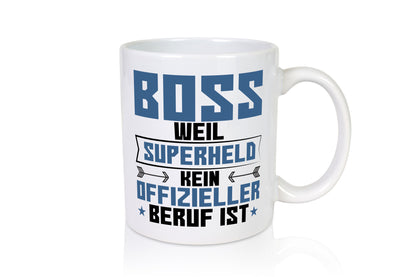 Superheld Boss | Führungskraft Vorgesetzter lustiger Spruch Geschenk Humor
