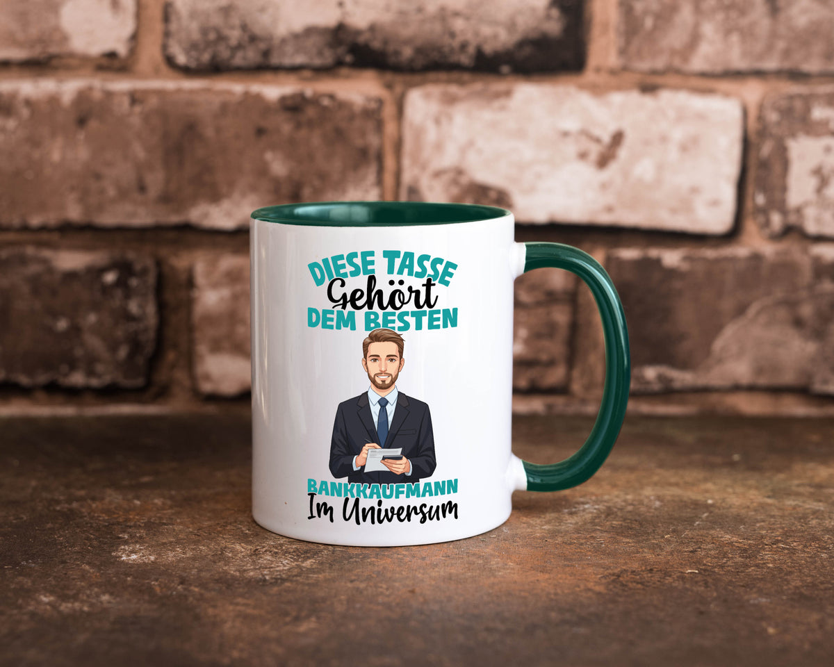 Im Universum: Bankkaufmann | Kaufmann Bank Kaufleute Geschenkidee Humor Tasse