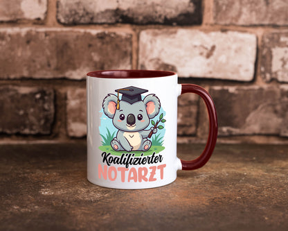 Koalifizierter Notarzt | Arzt Geschenk Humor Geschenkidee lustiger Spruch Tasse