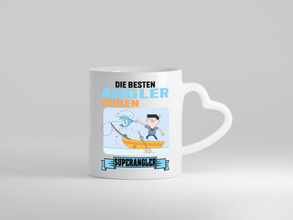 Die besten Angler heißen Superangler Geschenk Humor Geschenkidee lustiger
