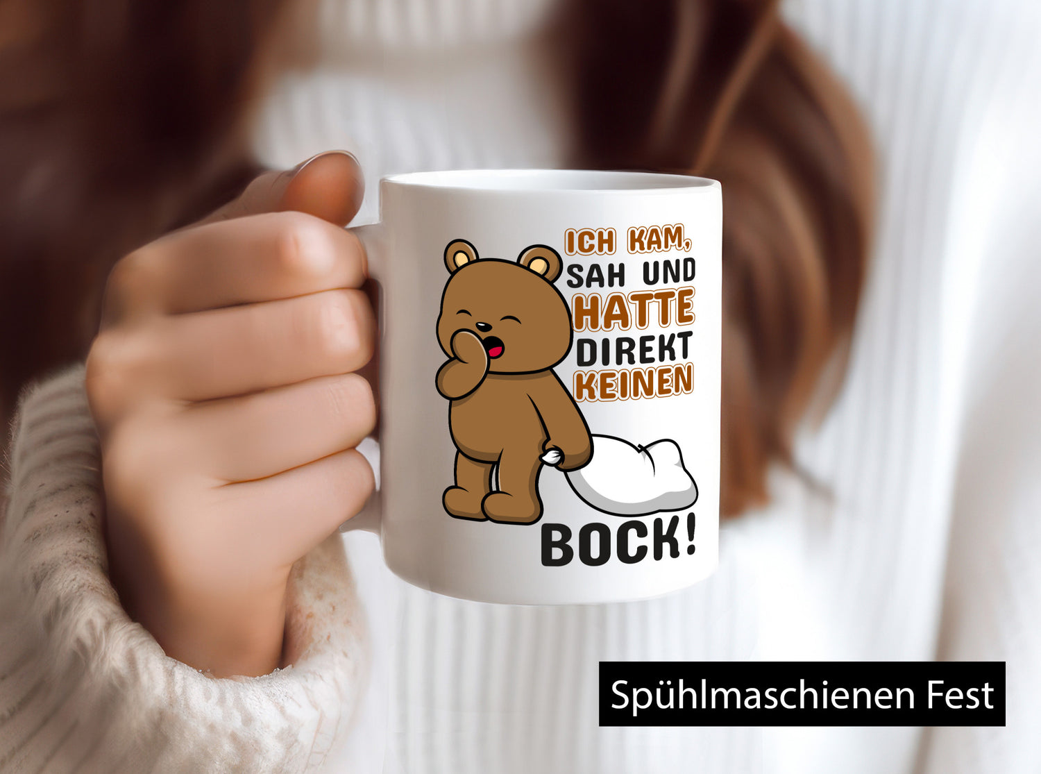 Direkt keinen Bock! | Büro Faultier Morgenmuffel Geschenk Arbeit Kollegen
