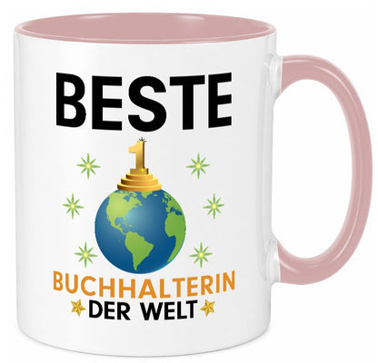 Welt Beste Buchhalterin | Buchhaltung Humor Geschenk Geschenkidee lustiger Tasse