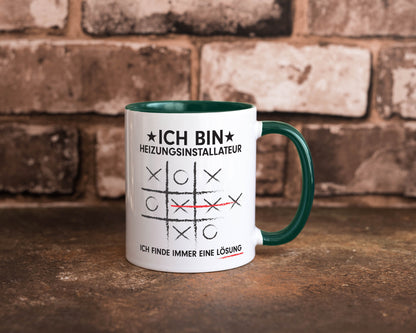 Löse Probleme: Heizungsinstallateur | Heizungsbauer Humor Geschenkidee Tasse