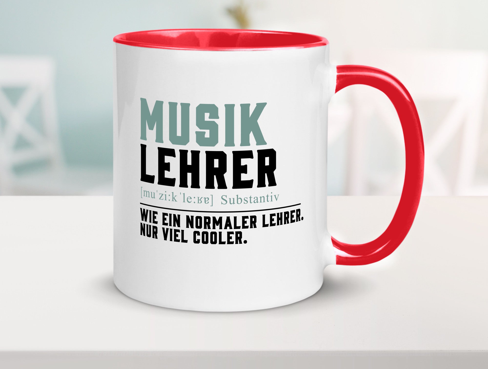 Musiklehrer | Lehrer Unterricht Lieblingslehrer Geschenkidee Humor Tasse